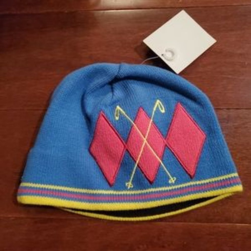 NEW Obermeyer Argyle knit hat